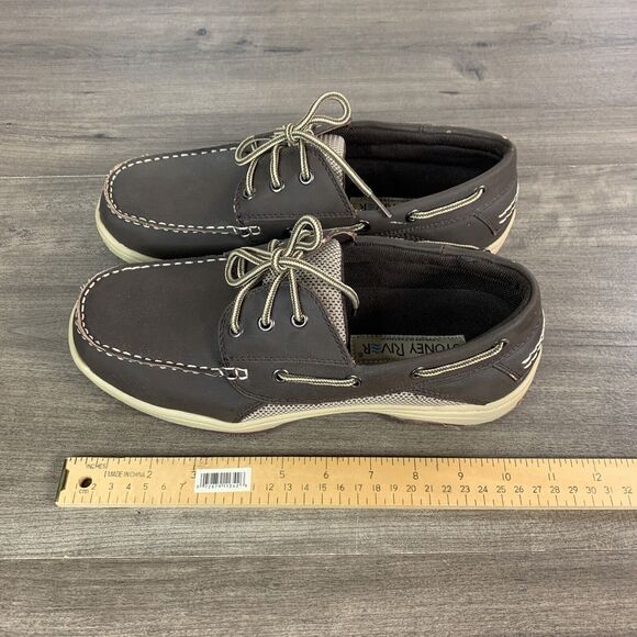 Stoney River Mens Top Sider Boat Shoes Size 8 M Leather Moccasins Casual - Picture 4 of 10